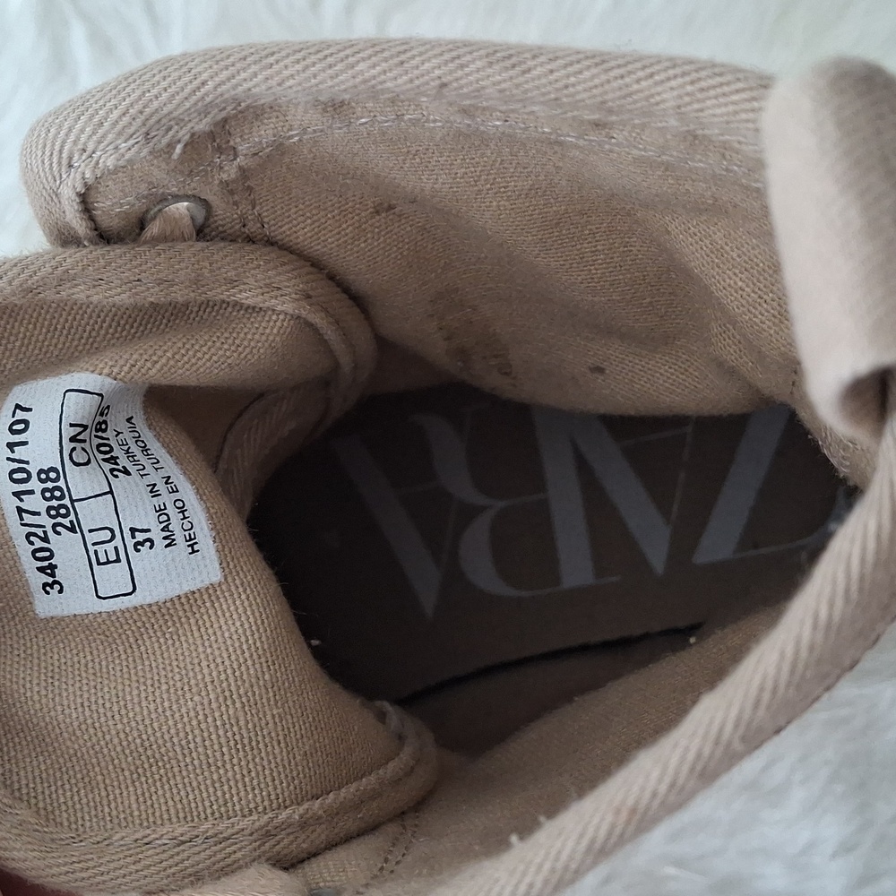 Zara Chunky Trainers Boots Sneackers - Picture 7 of 16
